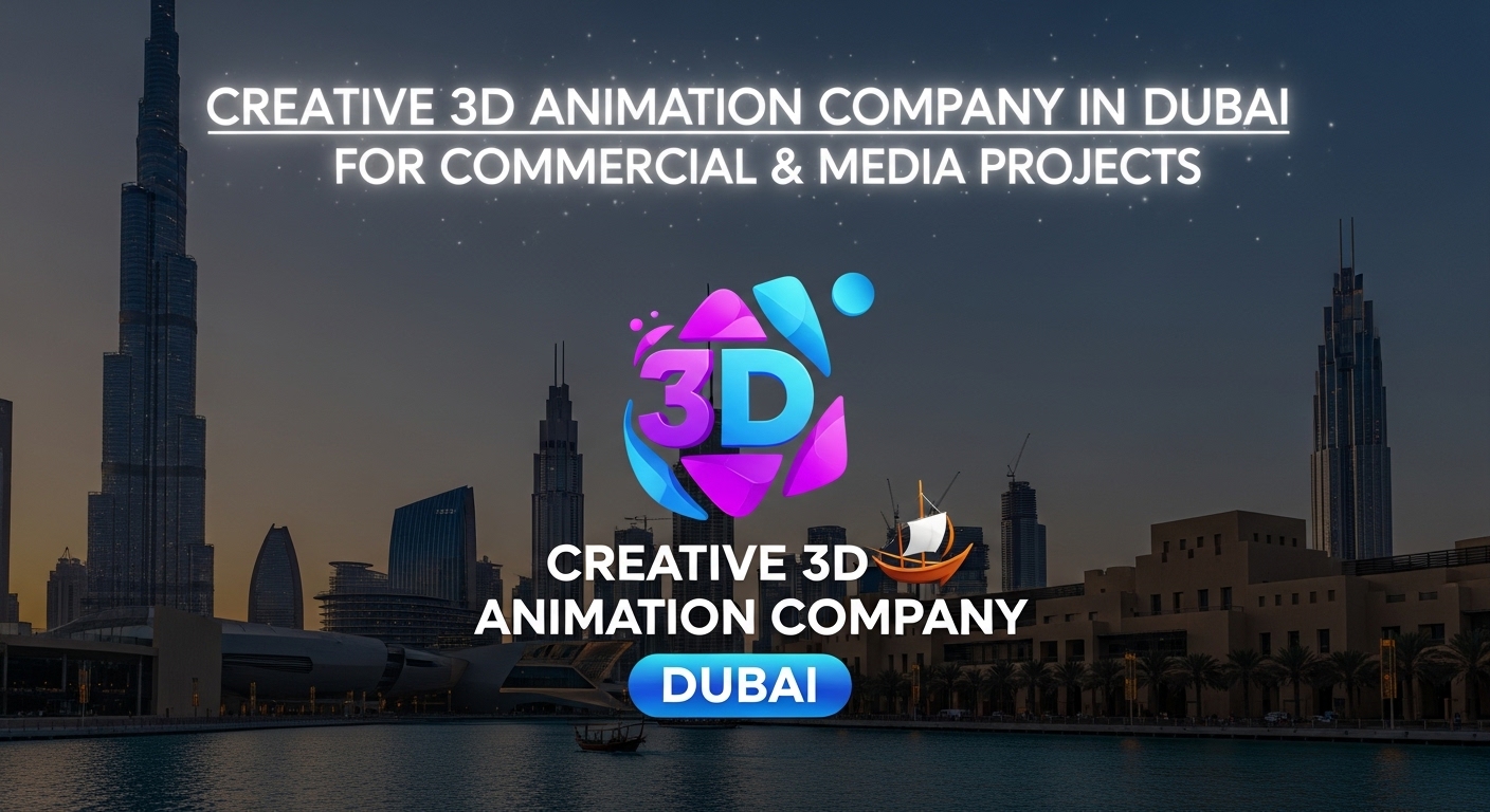 Creative 3D Animation Company in Dubai for Commercial & Media Projects